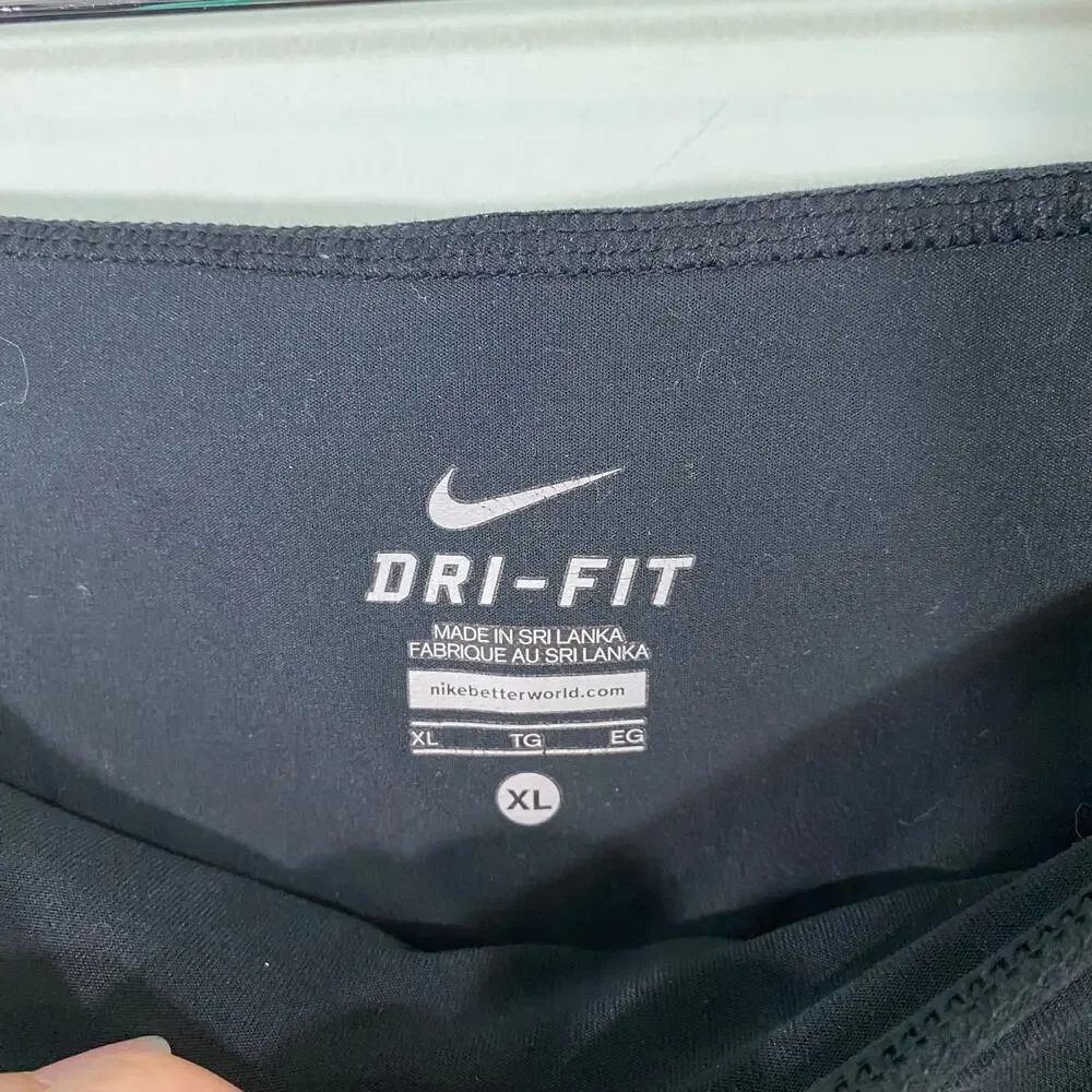 Nike Women Grey Black Legend 2.0 Tight Fit Training Legging Size XL #548510-071
